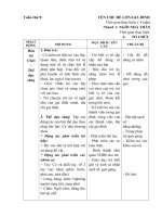 TUẦN 9: CHỦ ĐỀ “ NGÔI NHÀ THÂN YÊU CỦA BÉ”