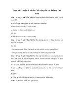 Soạn bài: Luyện từ và câu: Mở rộng vốn từ: Trật tự – an ninh