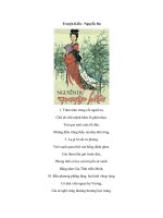 Tải Truyện Kiều - Nguyễn Du - Ngữ văn lớp 9