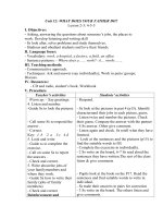 Tải Giáo án Tiếng Anh lớp 4 Unit 12: What does your father do - Lesson 4 - Giáo án điện tử môn Tiếng Anh lớp 4
