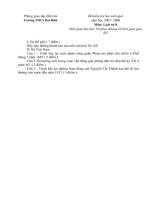 Download Đề thi HSG lịch sử khối 8 có đáp án- THCS Đại Bình