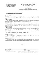 Download Đề thi thử ĐH môn Sử (Có đáp án)