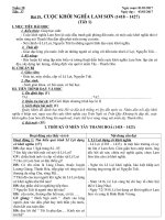 Tải Giáo án Lịch sử 7 bài 19: Cuộc khởi nghĩa Lam Sơn (1418 - 1427) (Tiết 1) - Giáo án điện tử môn Lịch sử lớp 7