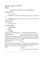 TRIỆU VĂN HUẾ_GIÁO ÁN THÁNG 12