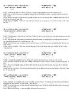 Download Đề kiểm tra 1 tiết giữa HKI địa lý 12 tỉnh Long An