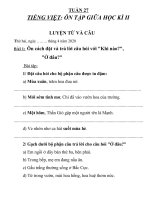 học trực tuyến tuần 27 khối 2  tiểu học nguyễn việt hồng