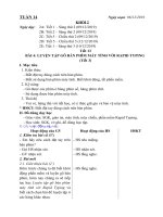 Giáo án Tin học tuần 14