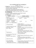 Tải Giáo án Tiếng Anh lớp 4 Unit 10: Where were you yesterday - Lesson 3 - Giáo án điện tử môn Tiếng Anh lớp 4