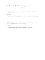 Download 2 đề thi tham khảo môn văn 11 cực hay