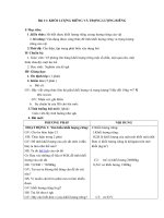 Tải Giáo án môn Vật lý lớp 6 bài 11 - Khối lượng riêng và trọng lượng riêng