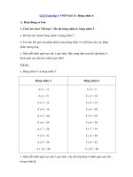 Tải Giải Toán lớp 3 VNEN bài 11: Bảng nhân 6 - Giải bài tập Toán VNEN lớp 3