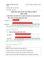 phiếu ôn tập các môn toán tiếng việt lịch sử khoa học địa lý lớp 4 tuần 22  tiểu học doi lầu