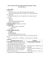 Tải Giáo án môn Địa lý lớp 6 bài 4 - Phương hướng trên bản đồ, kinh độ, vĩ độ, tọa độ địa lý