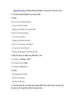 Tải Tập làm văn lớp 2: Khẳng định, phủ định. Luyện tập về mục lục sách - Giải bài tập Tiếng Việt lớp 2 tập 1