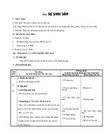 Tải Giáo án môn Khoa học lớp 5 bài 1 - Giáo án Khoa học lớp 5 bài Sự sinh sản