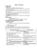 Tải Giáo án môn Vật lý lớp 8 bài 9 - Áp suất