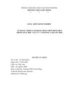 Sáng kiến kinh nghiệm  