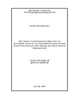 Thực trạng và giải pháp hoàn thiện công tác quản trị dự án đầu tư các công trình xây dựng sử dụng nguồn ngân sách nhà nước trên địa bàn thị xã chí linh, tỉnh hải dương 