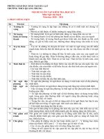 ĐỀ CƯƠNG ÔN TẬP KIỂM TRA HỌC KÌ I Môn Ngữ văn lớp 8 Năm học 2020 – 2021 - Trường THCS Quang Trung - Đà Lạt