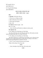 ĐỀ CƯƠNG ÔN TẬP CÁC MÔN KHỐI 2 (LẦN 7)