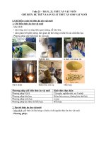 Công nghệ 7: Tuần 25 – Tiết 31, 32: THỨC ĂN VẬT NUÔICHẾ BIẾN, DỰ TRỮ VÀ SẢN XUẤT THỨC ĂN CHO VẬT NUÔI