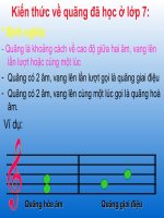 Tiet 3 NL Gioi thieu ve quang TDN Giong son truong  TDN so 1