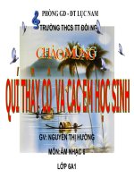 Tiet 15 On TDN so 5 ANTT So luoc ve mot so nhac cu...