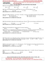 BÀI SÁT HẠCH SỐ 1- VẬT LÝ 12