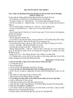 BÀI TẬP ÔN TIẾNG VIỆT LỚP 2