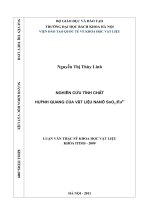 Trình bày tổng quan vật liệu SnO2 Phương pháp chế tạo vật liệu các phương pháp phân tích cấu trúc của vật liệu Kết quả phân tích phổ nhiễu xạ tia X