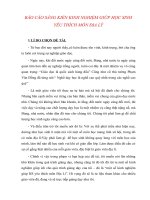 SÁNG KIẾN KINH NGHIỆM GIÚP HỌC SINH YÊU THÍCH MÔN ĐỊA LÝ