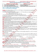 ĐỀ CƯƠNG TEST CHƯƠNG 1- LÝ 11- MAI CHI- DIỆP LINH