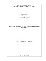 Phân tích cấu trúc sinh thái cảnh quan phục vụ phát triển bền vững nông lâm nghiệp và du lịch huyện Sa Pa tỉnh Lào Cai