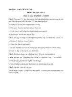 đề ôn tập toán  anh văn tuần từ 274 đến 35