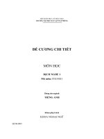 đề cương chi tiết