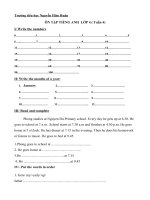 DE ON TAP TIENG ANH LOP 4-TUAN 4