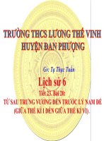 bài giảng môn lịch sử 6