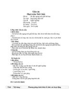 Giáo án thể chất: đi trên ghế thể dục