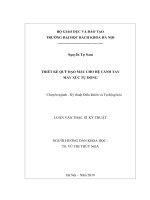 Thiết kế quỹ đạo mẫu cho hệ cánh tay máy xúc tự động 