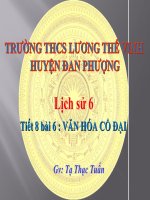 bài giảng môn lịch sử 6