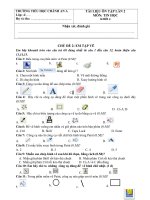 tài liệu ôn tập trong thời gian nghỉ phòng chống dịch