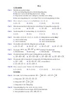 Tải 14 đề kiểm tra 1 tiết Chương I Hình học lớp 10 (Có đáp án) -  Bộ đề ôn tập kiểm tra 1 tiết Hình học 10 chương I