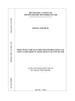 Phân tích và đề xuất một số giải pháp nâng cao chất lượng dịch vụ mạng man e tại VNPT hà nội 