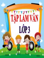 TLV3- TUẦN 12- NÓI, VIẾT VỀ CẢNH ĐẸP ĐẤT NƯỚC