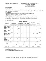 Đề cương và đề kiểm tra học kì I môn Vật Lí 7 năm học 2019 - 2020