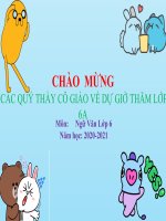 bài giảng môn ngữ văn 6