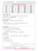 ĐỀ VẬT LÝ MINH HỌA LẦN 2 -2017 VÀ ĐÁP ÁN