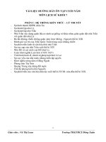 Hướng dẫn ôn tập cuối năm môn Lịch sử 7