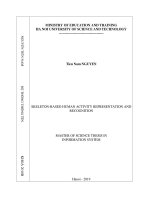 Nghiên cứu và phát triển phương pháp biểu diễn và nhận dạng hoạt động người dựa trên khung xương 