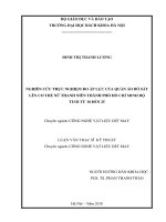 Nghiên cứu thực nghiệm đo áp lực của quần áo bó sát lên cơ thể nữ thanh niên thành phố hồ chí minh độ tuổi từ 18 đến 25 